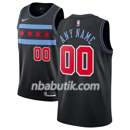 NBA Mænd Trøje Chicago Bulls Custom 2018-19 Nike City Edition Sort Swingman NBA Mænd Trøje Chicago Bulls Custom 2018-19 Nike City Edition Sort Swingman